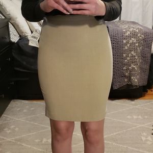 No Appt Necessary Beige Skirt